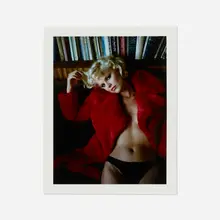 Eva Herzigova for Cosmo by Sante D'Orazio, 1995, Polaroid, sold Apr 2023