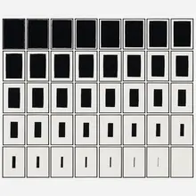 Sol LeWitt, Vanish, 1994, screenprint on Fabrino