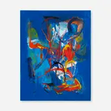 Lamar Briggs, Park and 5th, No. 7, acrylic and mixed media on board