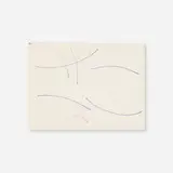 Dora Maar, Curving Lines, colored ink on paper