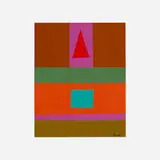 Josef Zenk, Untitled, 1976, collage on paper