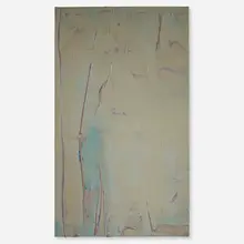 Vanadium by Walter Darby Bannard, 1976, acrylic on canvas, sold Apr 2023