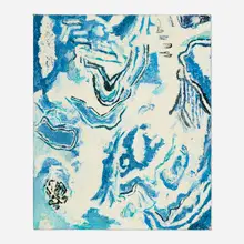 Paul Bloodgood, Study for Dusk Opening + Closing #2, 2008, oil on canvas laid to board
