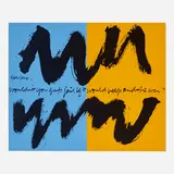 ellsberg poster by Corita Kent, 1972, screenprint in colors, sold Apr 2023