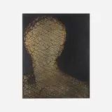 Naomi Savage, Enmeshed Man, 1966, photoengraved metal plate with pigment
