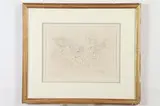 Raoul Dufy, Nu Se Reposant Sur la Plage, Black and white lithograph