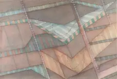 Abstract Geometric by W.C. Richardson, Mixed media, offered Feb 2021