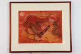 Tayo Adenaike, Lyrics of Welcome, 2008, Watercolor on paper