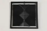 Jae Ko, Untitled, Vinyl strips with black calligraphic ink