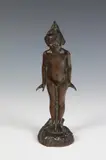 Edward Berge, Wild Flower, Bronze, signed on base