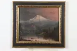 Eliza Barchus, Landscape with Snow-Capped Mountain
