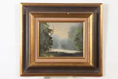 Shirley Carnt, River Stinchar, 1992, Oil on board.