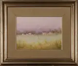 Rovelli, Landscape with Town Dwellings, Oil on canvas