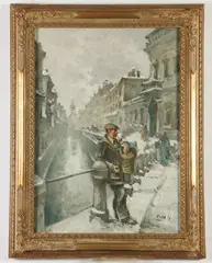 Giovanni Riva, Vendito Di Scotti, Oil on canvas