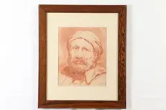 Benjamin Franklin Bache, G.L, Blanchet"; sepia charcoal on paper