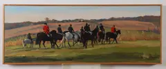 Joanne Hicks, Untitled, FOXHUNT THANKSGIVING DAY 2003, oil on panel