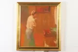 Gerald Wartofsky, Untitled, WOMAN STANDING, oil on canvas