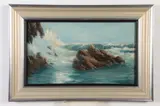 Robert Arthur, Untitled, SEASCAPE, oil on board