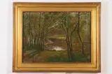 Max Weyl, Springtime in Rock Creek, Oil on canvas