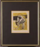 Gisela Aulfes-Daeschler, Untitled, 1968, Abstract lithograph. - sight size, 7 in. x 5 3/4 in