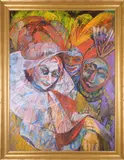 Carlyn Friedman, The Revelers, Oil on canvas