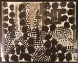 Howard Eliot Hodgkin, Abstract, 1981, Black and white screenprint, numbered 78/100