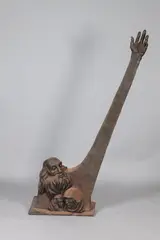 Frank Eliscu, Reaching for the Heavens, Bronze sculpture