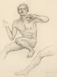 Allyn Cox, Study of Male Nude