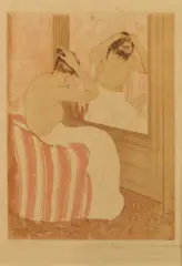 Mary Cassatt, LA COIFFURE, reproduction print, LA COIFFURE, reproduction print