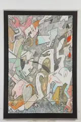 Benita Berman, Abstract, Mixed media on paper