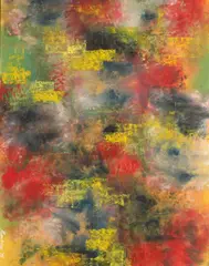 Benoit Maubrey, Little Yellow Spots Rising, Oil on canvas