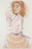 Jody Mussoff, Red Head in Party Dress