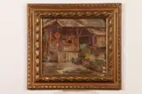 Rural Shed by American School, Oil on canvas, sold May 2021