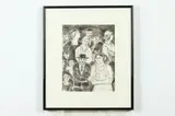 Abraham Walkowitz, Lower East Side Crowd