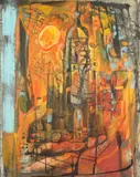 Gustav Trois, Abstract, ABSTRACT, oil on canvas