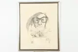 David Levine, Untitled, PORTRAIT OF STANLEY BOSWORTH, signed and dated '73 in pencil lower margin