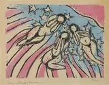 Robert Gordy, STARS AND STRIPES FOREVER and COUPLE: TWO WORKS, first; signed, Color silkscreen