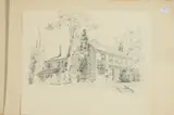 Marian Lane, Rosedale, Pencil on paper