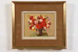 Paul Fenon, Bouquet of Flowers, Oil on Board