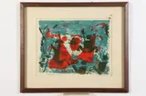 Michael L Mason, Happy Thursday (Modernist Abstract), Lithograph on paper