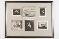 Cynthia H Brants, Six Works on Paper: Capriole, Aquatint, photogravure, and drypoint