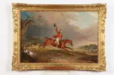 Frank Calcraft Turner, The Fox Hunt, Oil on panel