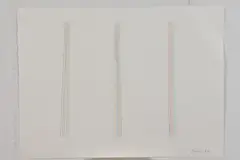 Gene B. Davis, Untitled, 1982, Original colored pencil drawing