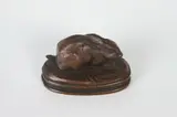 Antoine-Louis Barye, Rabbit (Lapin, les oreilles couchées)