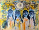 Laxman Pai, Spring, Oil on canvas