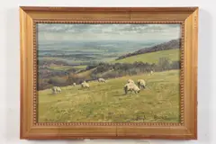 Stephen Hawkins, Pasture, Oil painting on canvas