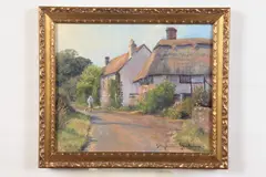 Stephen Hawkins, After walk with Dog, Oil on Canvas