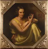 Stanislav Rembski, Portrait of Stanislav Rembski'S Mistress, Oil on Canvas