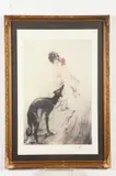 Louis Icart, Untitled, FAVORITE SCENT, mid 20th century lithographic print in full color with printed signature