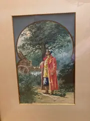 Russian School, Untitled, Russian Nobleman, watercolor and gouache